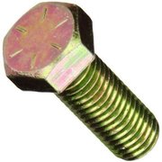 NEWPORT FASTENERS Grade 8, 9/16"-12 Hex Head Cap Screw, Zinc Yellow Steel, 1 in L, 350 PK 139395-350